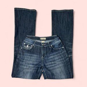 Y2K Rhinestone bootcut jeans